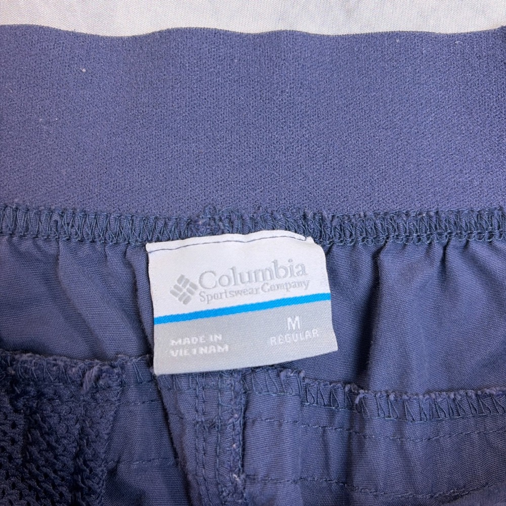 Columbia Womens Navy Blue Hiking Shorts Elastic Waist Stretch Size M Regular - Picture 4 of 11